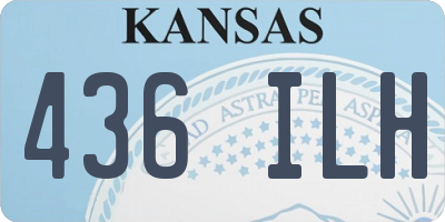 KS license plate 436ILH