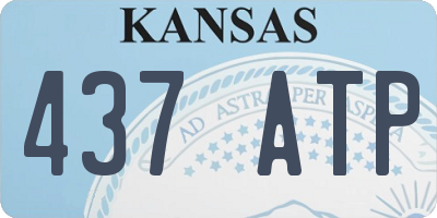 KS license plate 437ATP
