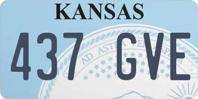 KS license plate 437GVE