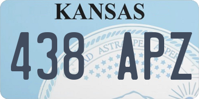 KS license plate 438APZ
