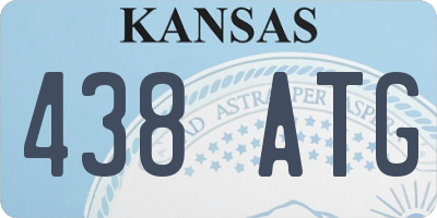 KS license plate 438ATG
