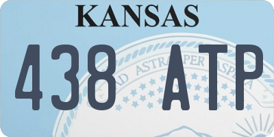 KS license plate 438ATP
