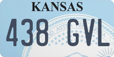 KS license plate 438GVL