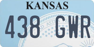 KS license plate 438GWR