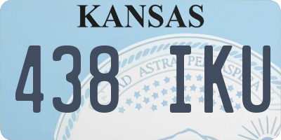 KS license plate 438IKU