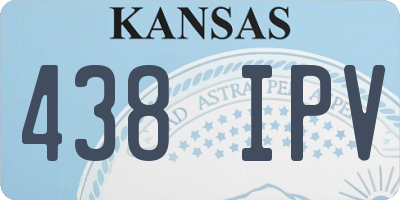 KS license plate 438IPV