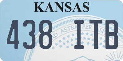 KS license plate 438ITB
