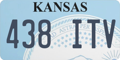 KS license plate 438ITV