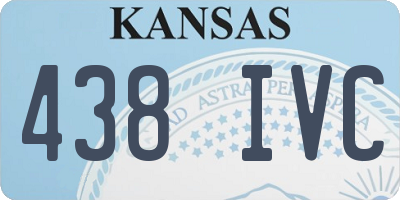 KS license plate 438IVC