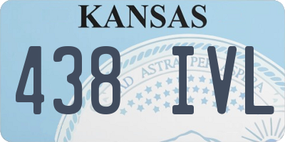 KS license plate 438IVL