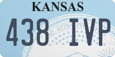 KS license plate 438IVP
