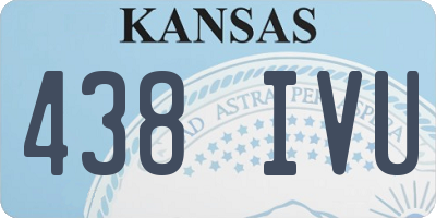 KS license plate 438IVU