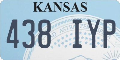 KS license plate 438IYP