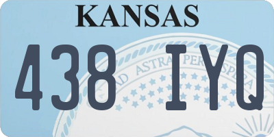 KS license plate 438IYQ