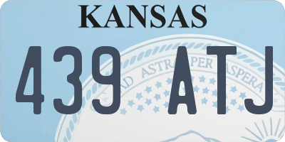KS license plate 439ATJ