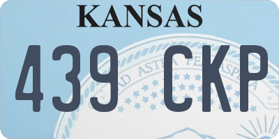 KS license plate 439CKP