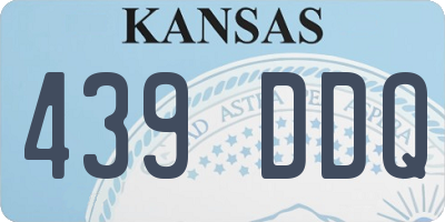 KS license plate 439DDQ