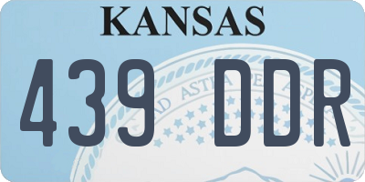 KS license plate 439DDR