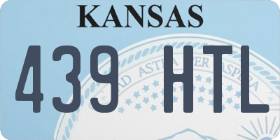 KS license plate 439HTL