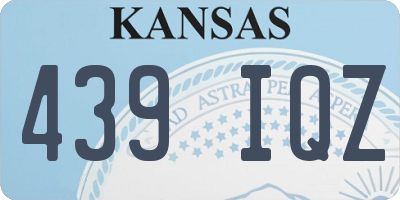KS license plate 439IQZ