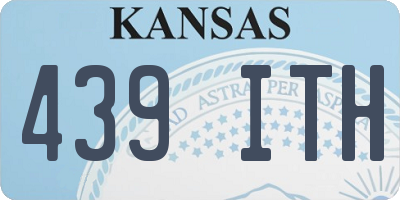 KS license plate 439ITH