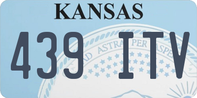 KS license plate 439ITV