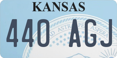 KS license plate 440AGJ
