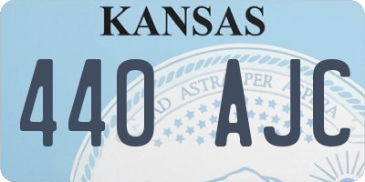 KS license plate 440AJC