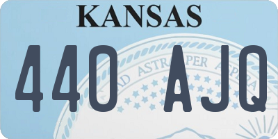 KS license plate 440AJQ