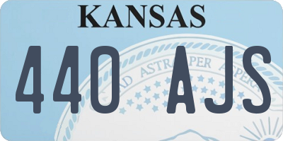 KS license plate 440AJS