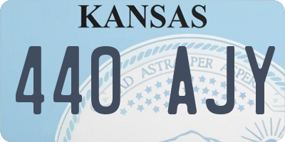 KS license plate 440AJY
