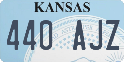 KS license plate 440AJZ