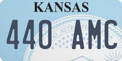 KS license plate 440AMC