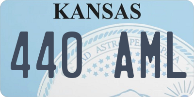 KS license plate 440AML
