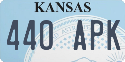 KS license plate 440APK