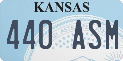 KS license plate 440ASM