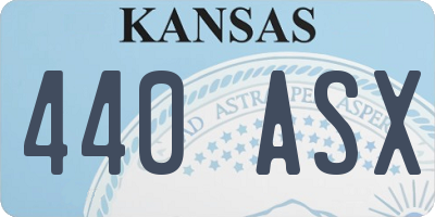 KS license plate 440ASX