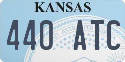 KS license plate 440ATC