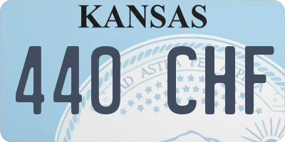 KS license plate 440CHF
