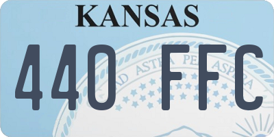 KS license plate 440FFC