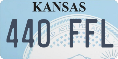 KS license plate 440FFL