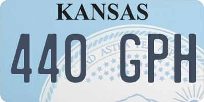 KS license plate 440GPH