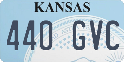 KS license plate 440GVC