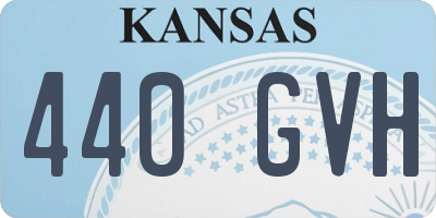 KS license plate 440GVH