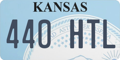 KS license plate 440HTL