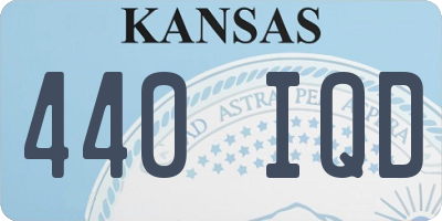 KS license plate 440IQD