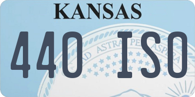 KS license plate 440ISO