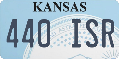 KS license plate 440ISR