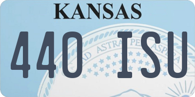 KS license plate 440ISU