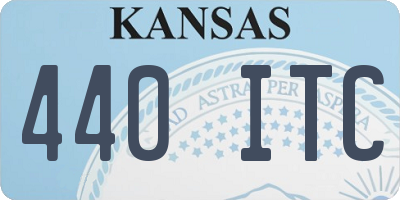 KS license plate 440ITC